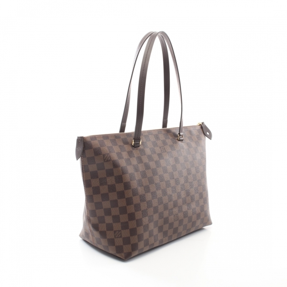 Louis Vuitton Totally MM Damier Ebene Shoulder Bag Brown